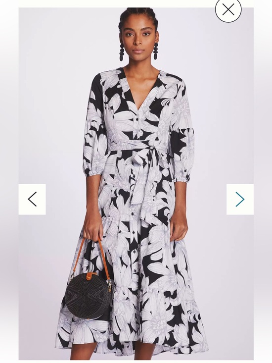 Anthropologie Dresses & Skirts - NWOT Anthropologie size 6 faux wrap midi dress